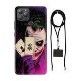 Senada General Mobile Gm 22 Plus İle Uyumlu Kılıf Joker Retro Desenli Silikon İpli Boyun Askı Aparatı