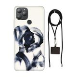 Senada General Mobile Gm 22 Plus İle Uyumlu Kılıf Lover Desenli Silikon İpli Boyun Askı Aparatı