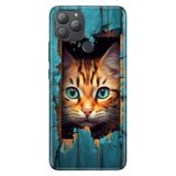 Senada General Mobile GM 22 Plus ile Uyumlu Kılıf Resimli Desenli Silikon Cat