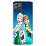 Senada General Mobile GM 22 Plus ile Uyumlu Kılıf Resimli Desenli Silikon ElsaAnnaOlaf