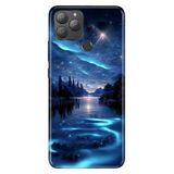 Senada General Mobile GM 22 Plus ile Uyumlu Kılıf Resimli Desenli Silikon Gece Yarısı
