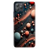 Senada General Mobile GM 22 Plus ile Uyumlu Kılıf Resimli Desenli Silikon Gezegen