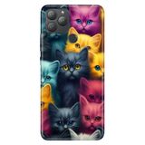 Senada General Mobile GM 22 Plus ile Uyumlu Kılıf Resimli Desenli Silikon Kedicikler