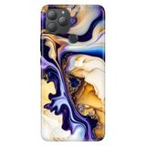 Senada General Mobile GM 22 Plus ile Uyumlu Kılıf Resimli Desenli Silikon Lounge Mermer