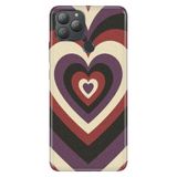 Senada General Mobile GM 22 Plus ile Uyumlu Kılıf Resimli Desenli Silikon Mat Kalpler