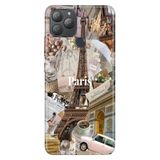 Senada General Mobile GM 22 Plus ile Uyumlu Kılıf Resimli Desenli Silikon Paris