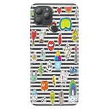 Senada General Mobile GM 22 Plus ile Uyumlu Kılıf Resimli Desenli Silikon Patches