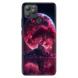 Senada General Mobile GM 22 Plus ile Uyumlu Kılıf Resimli Desenli Silikon Red World