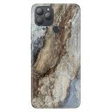 Senada General Mobile GM 22 Plus ile Uyumlu Kılıf Resimli Desenli Silikon Safari Mermer