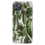 Senada General Mobile Gm 22 Plus İle Uyumlu Kılıf Silikon Desenli Tam Koruma Resimli 4D Yeşil Yapraklar