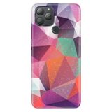 Senada General Mobile Gm 22 Plus İle Uyumlu Kılıf Silikon Desenli Tam Koruma Resimli Abstract