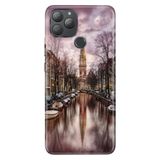 Senada General Mobile Gm 22 Plus İle Uyumlu Kılıf Silikon Desenli Tam Koruma Resimli Amsterdam