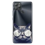Senada General Mobile Gm 22 Plus İle Uyumlu Kılıf Silikon Desenli Tam Koruma Resimli Cix Kedi