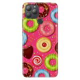 Senada General Mobile Gm 22 Plus İle Uyumlu Kılıf Silikon Desenli Tam Koruma Resimli Donut