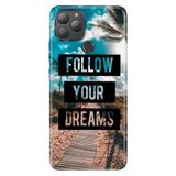 Senada General Mobile Gm 22 Plus İle Uyumlu Kılıf Silikon Desenli Tam Koruma Resimli Follow Your Dreams