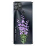 Senada General Mobile Gm 22 Plus İle Uyumlu Kılıf Silikon Desenli Tam Koruma Resimli Lavanta