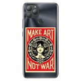 Senada General Mobile Gm 22 Plus İle Uyumlu Kılıf Silikon Desenli Tam Koruma Resimli Make Art