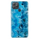 Senada General Mobile Gm 22 Plus İle Uyumlu Kılıf Silikon Desenli Tam Koruma Resimli Maldiv Ametist
