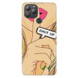 Senada General Mobile Gm 22 Plus İle Uyumlu Kılıf Silikon Desenli Tam Koruma Resimli Shut Up