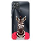 Senada General Mobile Gm 22 Plus İle Uyumlu Kılıf Silikon Desenli Tam Koruma Resimli Şirin Zebra