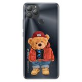 Senada General Mobile Gm 22 Plus İle Uyumlu Kılıf Silikon Desenli Tam Koruma Resimli Teddybear
