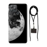 Senada General Mobile Gm 22 Plus İle Uyumlu Kılıf World Desenli Silikon İpli Boyun Askı Aparatı