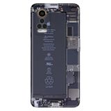 Senada General Mobile Gm 22 Pro İle Uyumlu Kılıf 0.4Mm Lazer Kesim Silikon Kapak Iphone Mekanik
