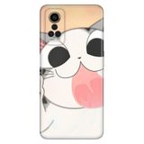Senada General Mobile Gm 22 Pro İle Uyumlu Kılıf 0.4Mm Lazer Kesim Silikon Kapak Şişko Kedi