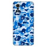 Senada General Mobile Gm 22 Pro Uyumlu İle Uyumlu Kılıf 0.4Mm Lazer Kesim Silikon Kapak Mavi Komando