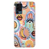 Senada General Mobile GM 23 ile Uyumlu Kılıf Resimli Desenli Silikon Siluet
