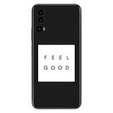 Senada General Mobile Gm 23 İle Uyumlu Kılıf Silikon Desenli Tam Koruma Resimli Feel Good