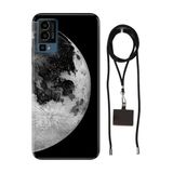 Senada General Mobile Gm 23 İle Uyumlu Kılıf World Temalı Silikon İpli Boyun Askı Aparatı