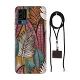 Senada General Mobile Gm 23 Se İle Uyumlu Kılıf Matte Desenli Silikon İpli Boyun Askı Aparatı