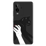 Senada General Mobile Gm 24 Pro İle Uyumlu Kılıf Kapak Silikon Resimli Sanat Kedi