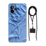 Senada General Mobile Gm 24 Pro İle Uyumlu Kılıf Sanatsal Desenli Silikon İpli Boyun Askı Aparatı