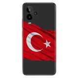 Senada General Mobile Gm 24 Pro İle Uyumlu Kılıf Silikon Desenli Tam Koruma Resimli Kapak Al Bayrak