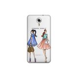 Senada General Mobile Gm 5 Plus İle Uyumlu Kılıf 0.4 Mm Lazer Kesim Silikon Kapak Fashion Miss