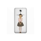 Senada General Mobile Gm 5 Plus İle Uyumlu Kılıf 0.4 Mm Lazer Kesim Silikon Kapak Kolejli Leopar
