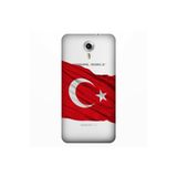 Senada General Mobile Gm 5 Plus İle Uyumlu Kılıf 0.4Mm Lazer Kesim Silikon Kapak Al Bayrak