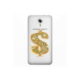 Senada General Mobile Gm 5 Plus İle Uyumlu Kılıf 0.4Mm Lazer Kesim Silikon Kapak Altın Para
