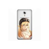 Senada General Mobile Gm 5 Plus İle Uyumlu Kılıf 0.4Mm Lazer Kesim Silikon Kapak Anime Pilot
