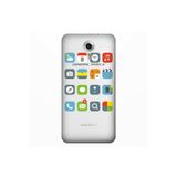 Senada General Mobile Gm 5 Plus İle Uyumlu Kılıf 0.4Mm Lazer Kesim Silikon Kapak App