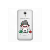 Senada General Mobile Gm 5 Plus İle Uyumlu Kılıf 0.4Mm Lazer Kesim Silikon Kapak Aşk Köpeği