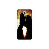 Senada General Mobile Gm 5 Plus İle Uyumlu Kılıf 0.4Mm Lazer Kesim Silikon Kapak Aşk Manzara