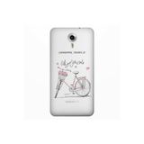Senada General Mobile Gm 5 Plus İle Uyumlu Kılıf 0.4Mm Lazer Kesim Silikon Kapak Bike Like