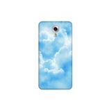 Senada General Mobile Gm 5 Plus İle Uyumlu Kılıf 0.4Mm Lazer Kesim Silikon Kapak Bulut