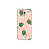 Senada General Mobile Gm 5 Plus İle Uyumlu Kılıf 0.4Mm Lazer Kesim Silikon Kapak Cactus