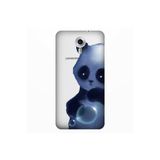 Senada General Mobile Gm 5 Plus İle Uyumlu Kılıf 0.4Mm Lazer Kesim Silikon Kapak Cartoon Panda Uyumlu