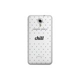 Senada General Mobile Gm 5 Plus İle Uyumlu Kılıf 0.4Mm Lazer Kesim Silikon Kapak Chill