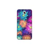 Senada General Mobile Gm 5 Plus İle Uyumlu Kılıf 0.4Mm Lazer Kesim Silikon Kapak Çiçek Portre
